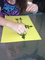 Toddler leaf craft